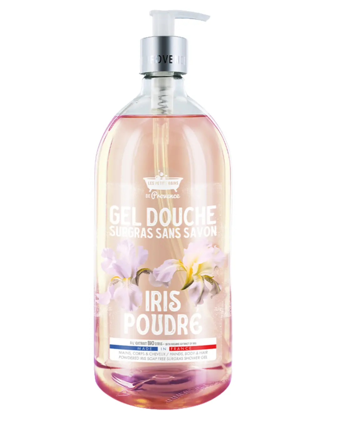 [NgRT011uyRT0030597] Gel Douche Poudré 1L Les Petits Bains de Provence (Vanille Poudrée)