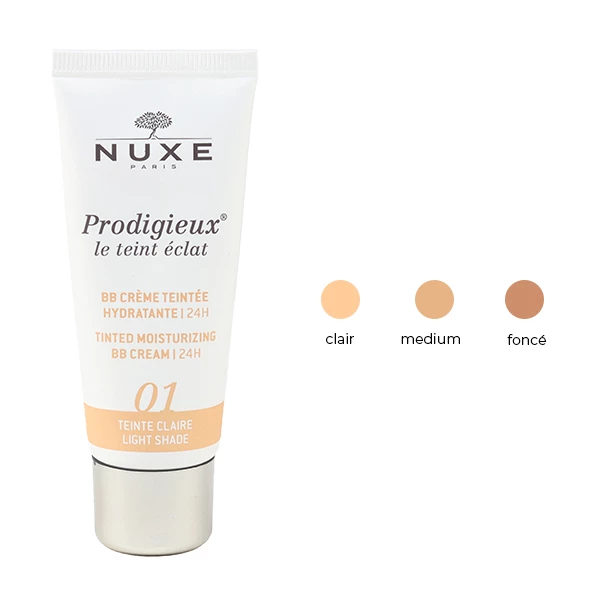 [844FgT00004w4gl] Prodigieux Le teint Eclat BB Crème Teintée Hydratante Nuxe  (Claire)