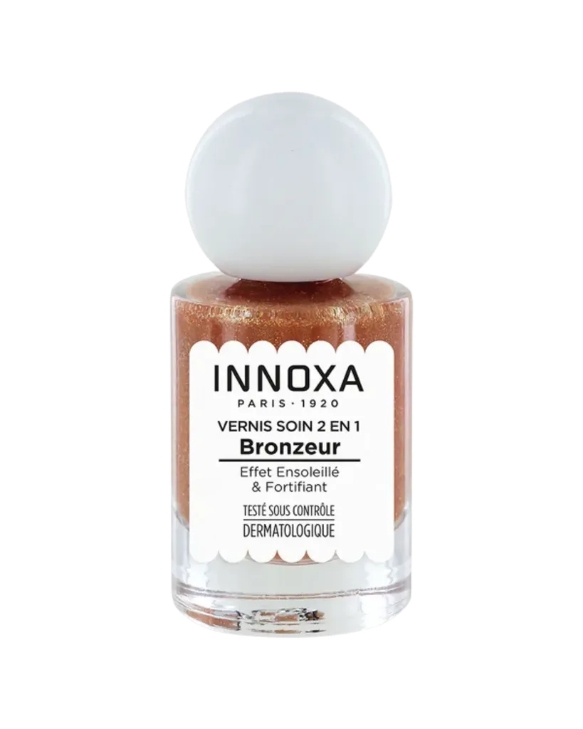 [NgRT011uyRT0030689] Vernis Soin 2en1 Bronzeur 10ml Innoxa (Bronze radieux)