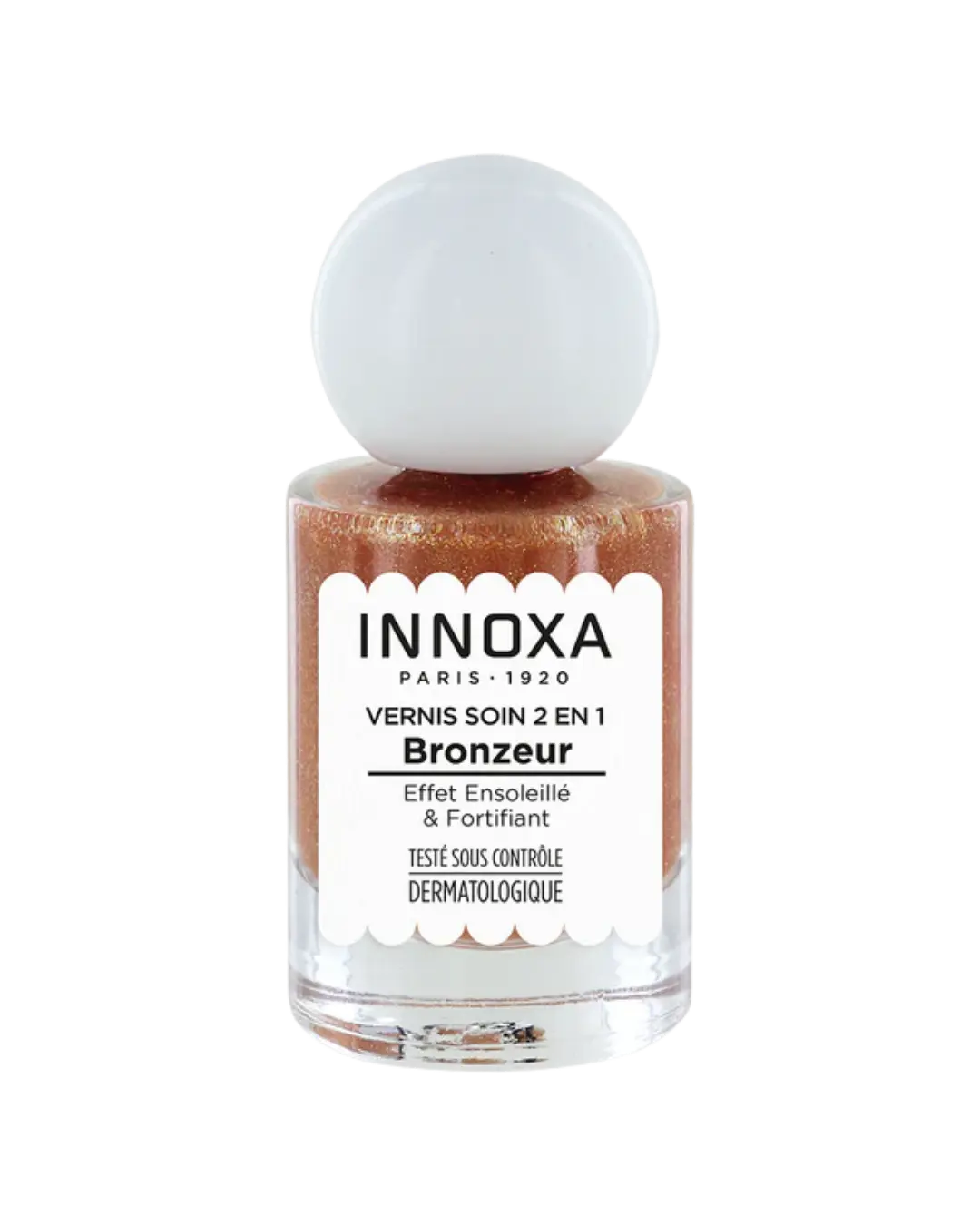 [NgRT011uyRT0030689] Vernis Soin 2en1 Bronzeur 10ml Innoxa (Bronze radieux)