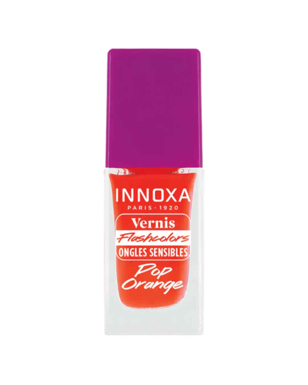 [844FgT00004w8ly] Vernis à Ongles FlashColors 8ml Innoxa (Pop Orange)