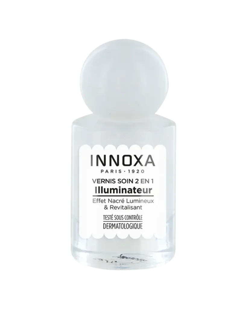 [NgRT011uyRT0030726] Vernis à Ongles Soin 2en1 Illuminateur 10ml Innoxa (Perle de Givre)