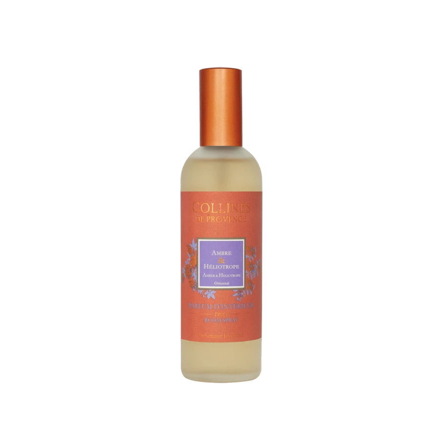 [NgRT011uyRT0030815] Parfum d'Intérieur Ambre & Héliotrope 100ml Collines de Provence