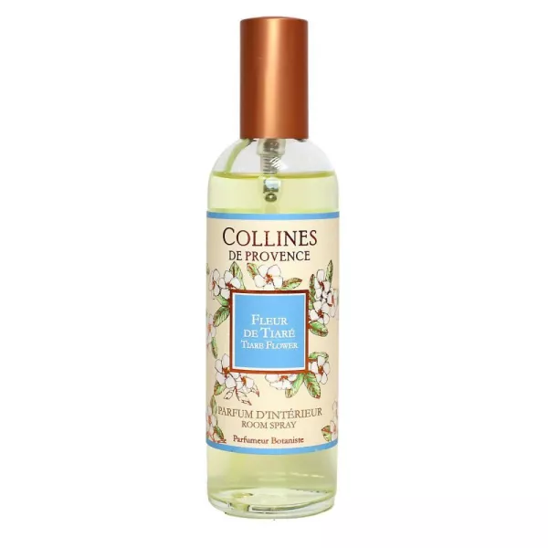 Parfum d'Intérieur Fleur de Tiaré 100ml Collines de Provence