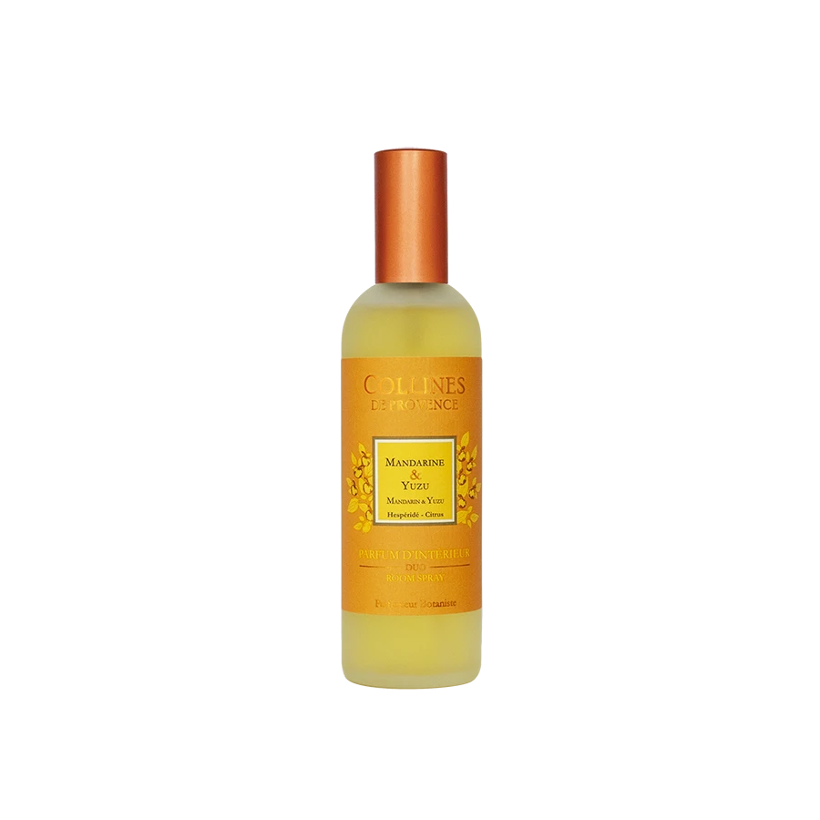 [NgRT011uyRT0030819] Parfum d'Intérieur Mandarine & Yuzu 100ml Collines de Provence