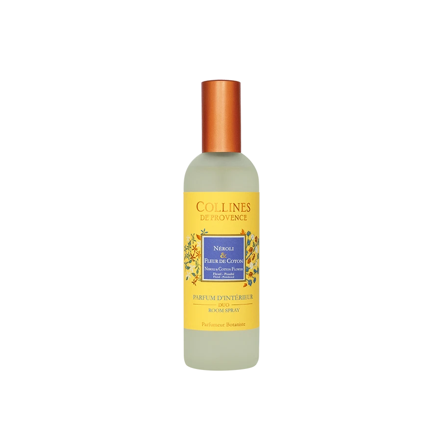 [NgRT011uyRT0030821] Parfum d'Intérieur Néroli & Fleur de Coton 100ml Collines de Provence