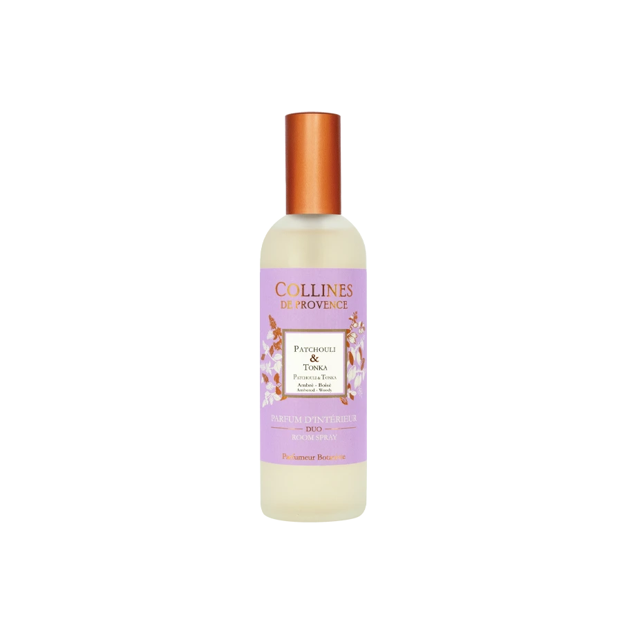 [NgRT011uyRT0030822] Parfum d'Intérieur Patchouli & Tonka 100ml Collines de Provence
