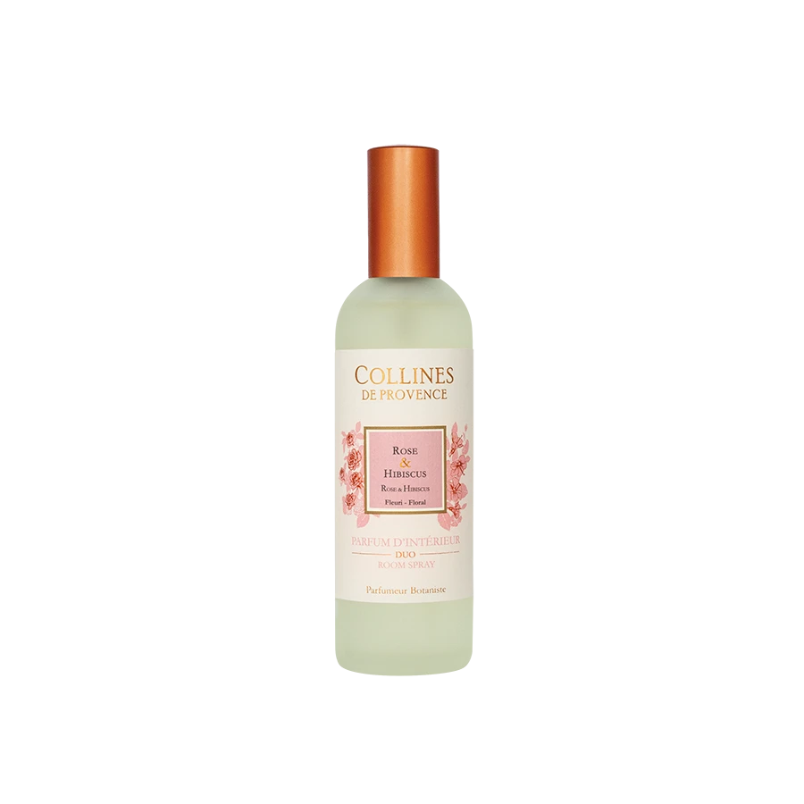 [NgRT011uyRT0030823] Parfum d'Intérieur Rose & Hibiscus Collines de Provence