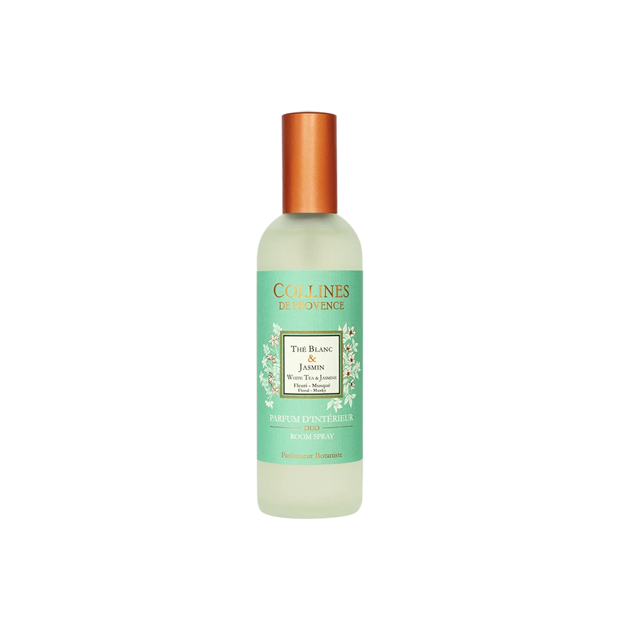 Parfum d'Intérieur Thé Blanc & Jasmin 100ml Collines de Provence