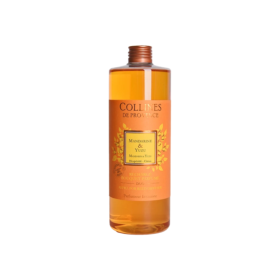 [NgRT011uyRT0030826] Recharche Bouquet Parfumé Mandarine & Yuzu 200ml Collines de Provence