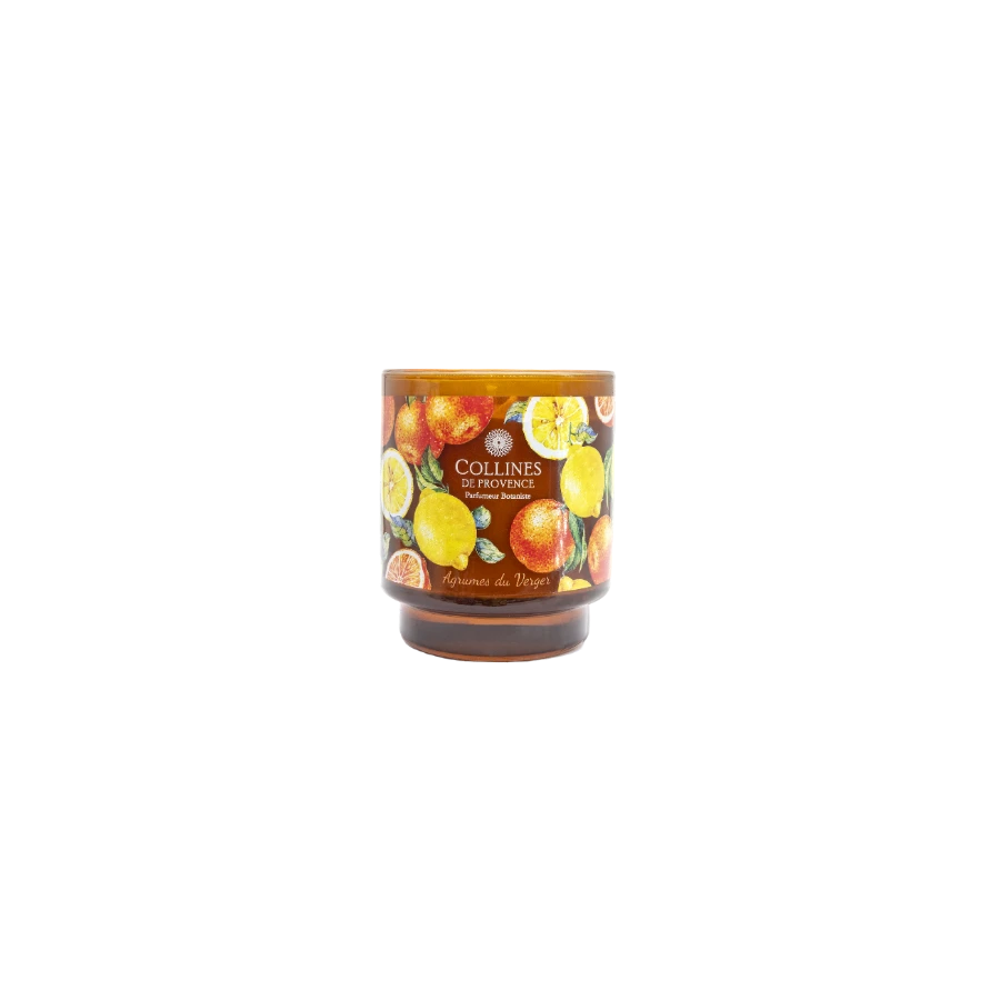 [NgRT011uyRT0030830] Bougie Agrumes du Verger 220g Collines de Provence