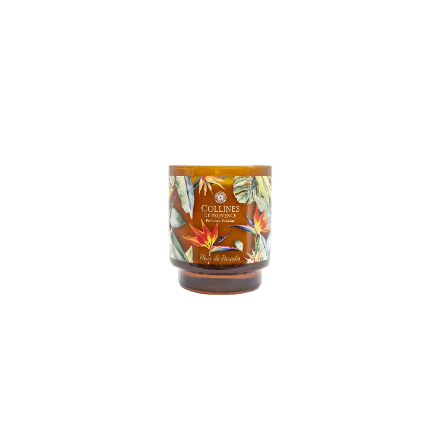 [NgRT011uyRT0030831] Bougie Fleur de Paradis 220g Collines de Provence