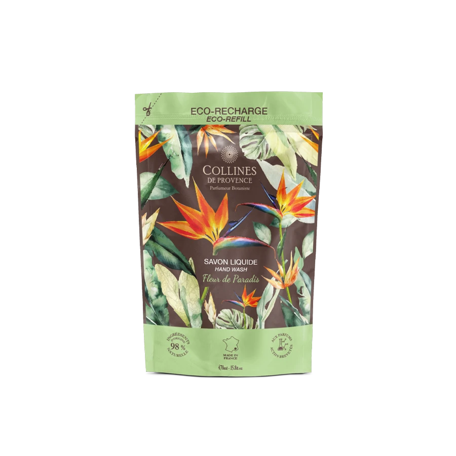 [NgRT011uyRT0030848] Eco-Recharge Savon Liquide Fleur de Paradis 470ml Collines de Provence