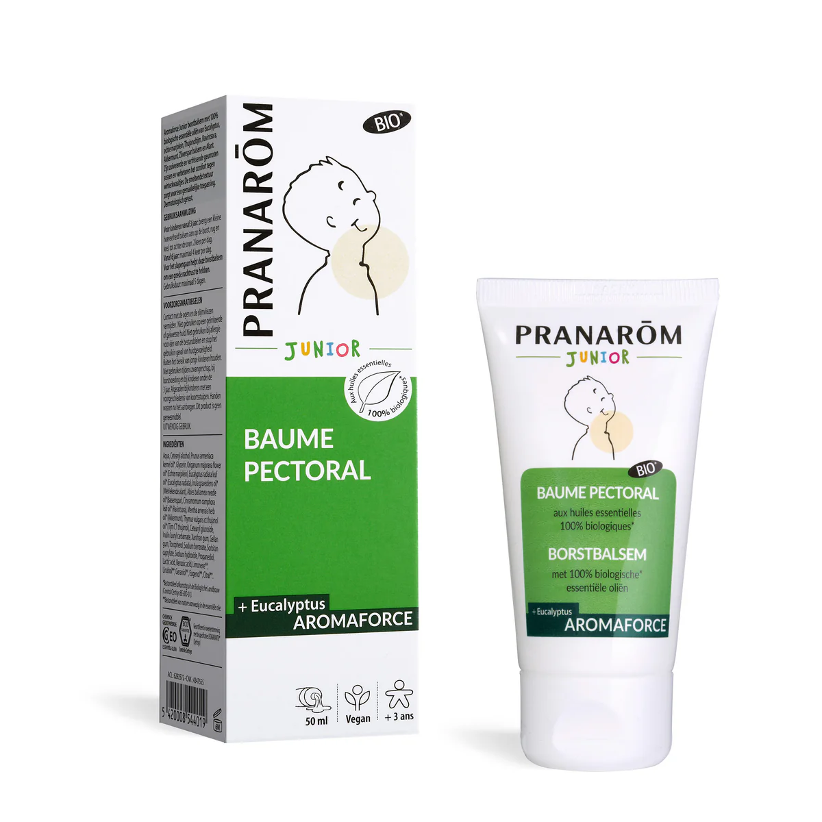 [NgRT011uyRT0030895] Aromaforce Junior Baume Pectoral Bio 50ml  Pranarôm