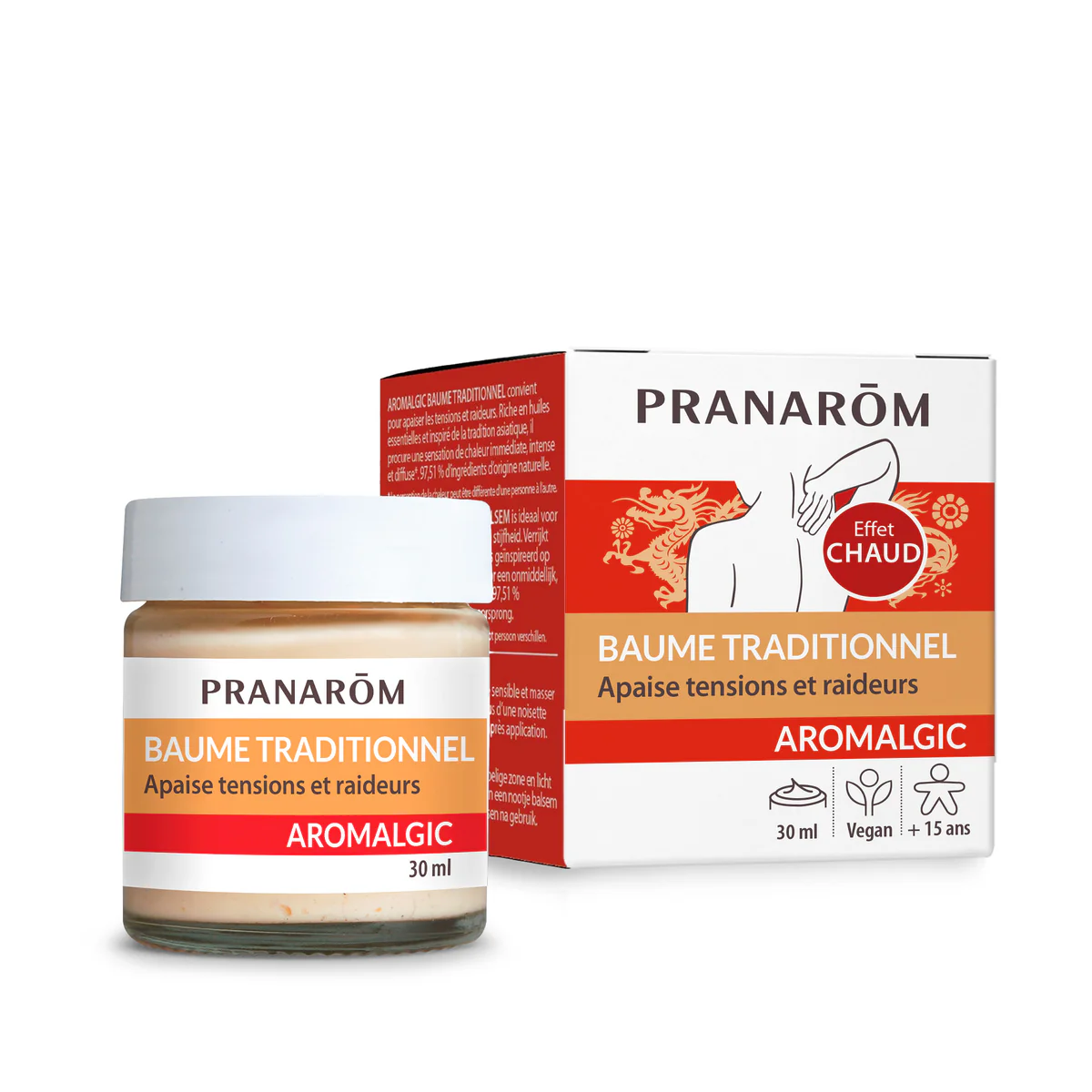 [NgRT011uyRT0030896] Aromalgic Baume Traditionnel Effet Chaud 30ml Pranarôm