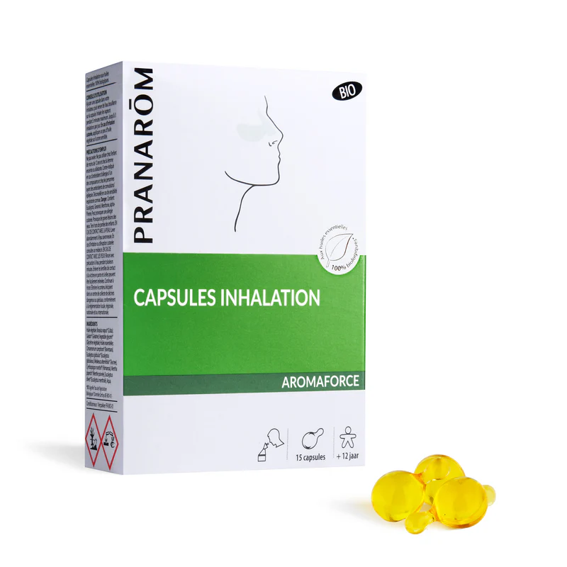 [NgRT011uyRT0030898] Aromaforce Capsules Inhalation Bio 15 Mono-doses Pranarôm