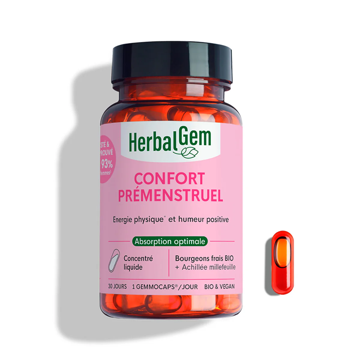 [NgRT011uyRT0030899] Gemmocaps Confort Prémenstruel  30 Comprimés HerbalGem