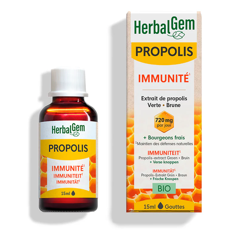[NgRT011uyRT0030909] Gouttes Propolis Immunité 50ml HerbalGem