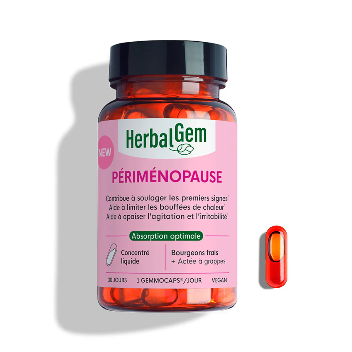 [NgRT011uyRT0030916] Gemmocaps Périménaupause 30 Comprimés HerbalGem