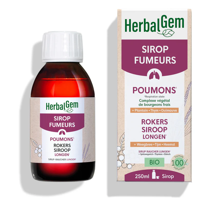 [NgRT011uyRT0030924] Sirop Fumeurs Bio 250ml HerbalGem