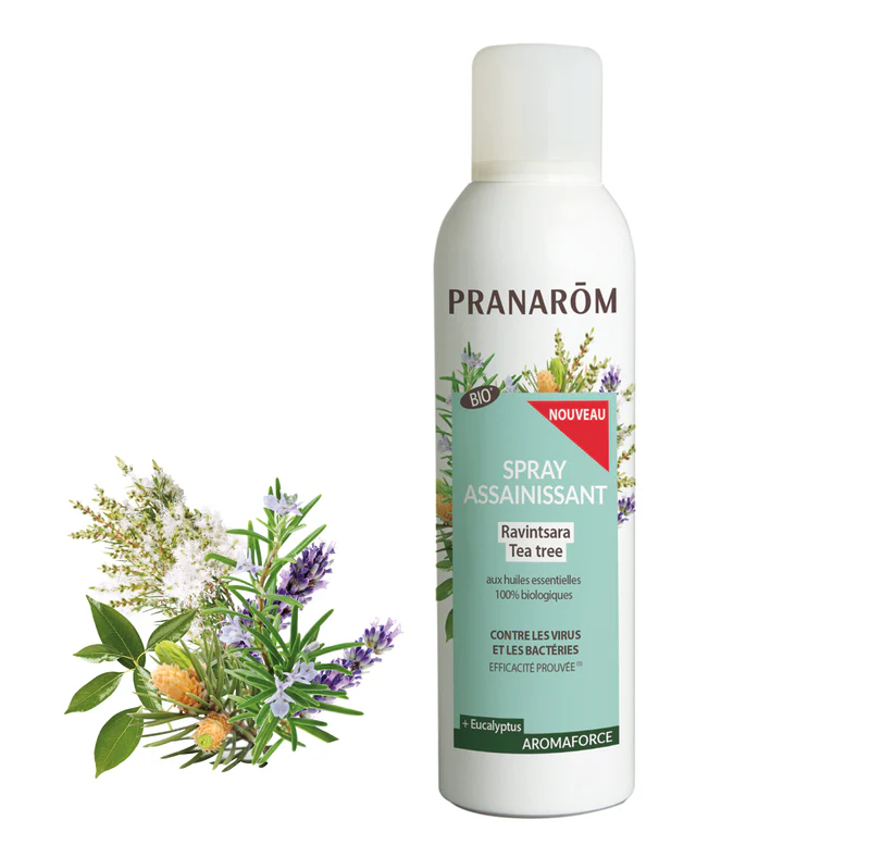 Spray Assainissant Ravintsara Tea Tree Bio 150ml Pranarôm