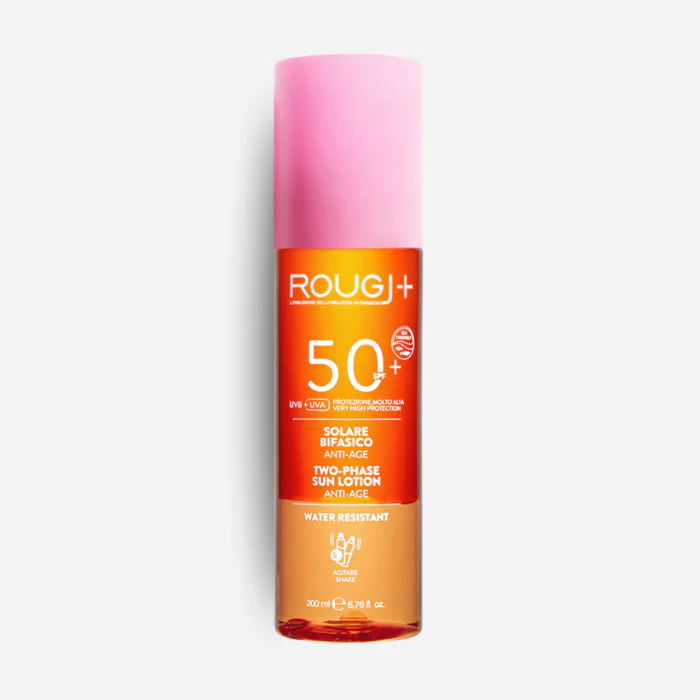 Solaire Biphase SPF50+ Anti-Age 200ml RougJ