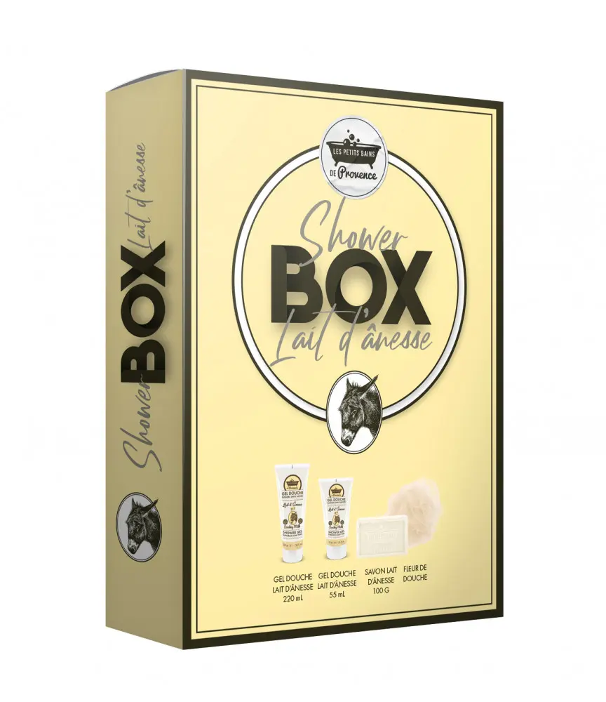 Shower Box Lait d'Anesse Les Petits Bains de Provence