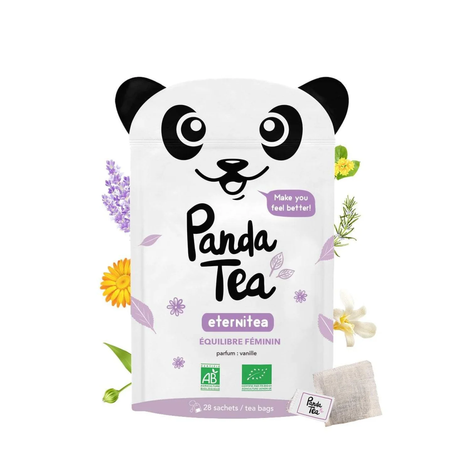 [NgRT011uyRT0031028] Eternitea 28 sachets Panda Tea