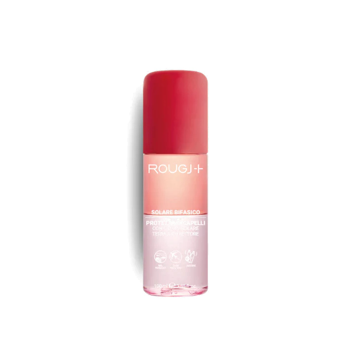 [NgRT011uyRT0031041] Solaire Biphasique Protecteur Cheveux 100ml RougJ