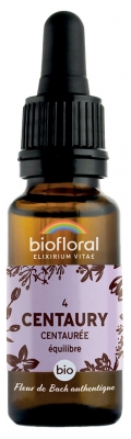[844FgT00004wbzk] Biofloral Fleurs de Bach 04 Centaury Bio 20 ml
