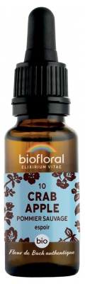 [844FgT00004wbzq] Biofloral Fleurs de Bach 10 Crab Apple Bio 20 ml