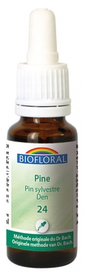 [844FgT00004wc02] Biofloral Fleurs de Bach 24 Pine Bio 20 ml