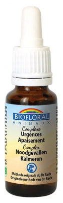 [844FgT00004wc0l] Biofloral Fleurs de Bach Animaux Complexe Urgences Apaisement Bio 20 ml