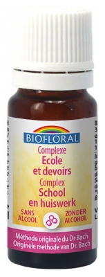 [844FgT00004wc0t] Biofloral Fleurs de Bach Complexe Enfant Ecole et Devoirs C34 Bio 10 ml