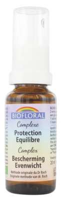 [844FgT00004wc13] Biofloral Fleurs de Bach Complexe Protection Equilibre C7 Bio 20 ml