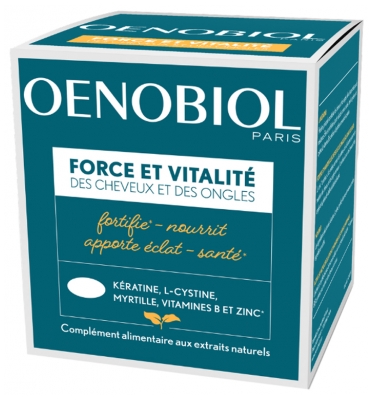 Oenobiol Force et Vitalité des Cheveux et des Ongles 60 Capsules