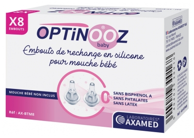 Optinooz Embouts de Rechange en Silicone pour Mouche Bébé 8 Embouts