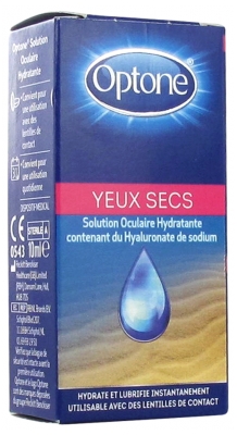 Optone Solution Oculaire Hydratante Yeux Secs 10 ml