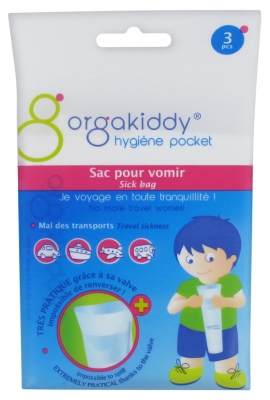 Orgakiddy Sac pour Vomir 3 Sacs