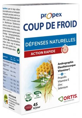 Ortis Propex Coup de Froid 45 Comprimés