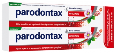 Parodontax Dentifrice Original Lot de 2 x 75 ml