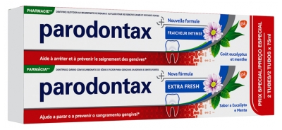 Parodontax Dentifrice Fraîcheur Intense Lot de 2 x 75 ml