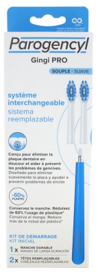 Parogencyl Gingi Pro Système Interchangeable Souple Kit de Démarrage