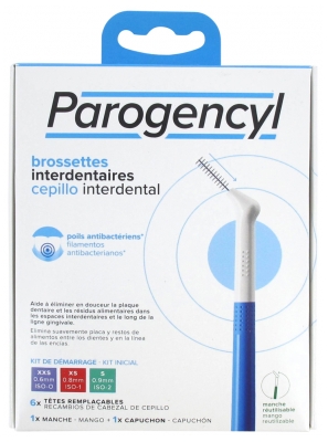 Parogencyl Brossettes Interdentaires Kit de Démarrage