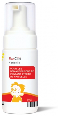 PediAct PoxClin Varicelle Mousse Rafraîchissante 100 ml