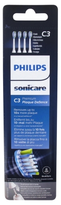 Philips Sonicare C3 Premium Plaque Defence HX9044 4 Têtes de Brosse