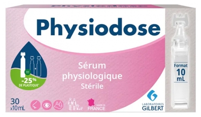 Physiodose Sérum Physiologique Stérile 30 Unidoses de 10 ml