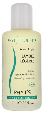 Phyt's Phyt'Silhouette Aroma Phyt's Jambes Légères Huile de Massage Stimulante Bio 100 ml