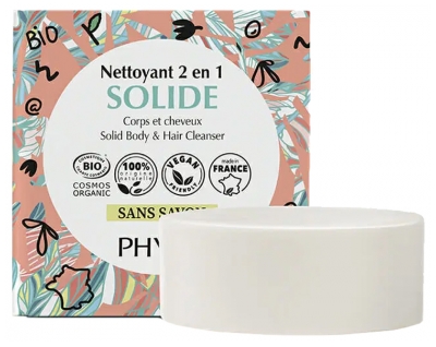 Phyt's Nettoyant 2en1 Solide Corps et Cheveux Bio 109 ml