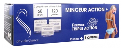 Phytalessence Minceur Action+ Lot de 3 x 40 Gélules